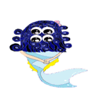 a curly hair Merman2（個別スタンプ：20）