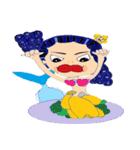 a curly hair Merman2（個別スタンプ：23）