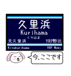 京浜地区 空港線 大師線 逗子線 この駅だよ（個別スタンプ：18）