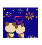 pretty-bear and love-rabbit（個別スタンプ：5）