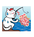 魚釣りとネコ2〜会話編〜（個別スタンプ：15）