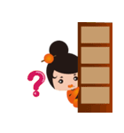 lady bun（個別スタンプ：11）