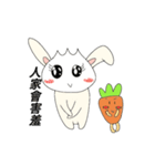 Rabbit bon and his carrot partner（個別スタンプ：6）