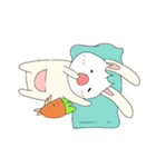 Rabbit bon and his carrot partner（個別スタンプ：15）