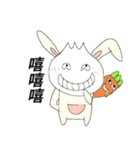 Rabbit bon and his carrot partner（個別スタンプ：24）