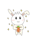 Rabbit bon and his carrot partner（個別スタンプ：35）