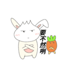 Rabbit bon and his carrot partner（個別スタンプ：37）