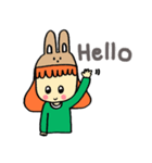 Yves and Lapin hat No.1（個別スタンプ：1）