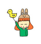 Yves and Lapin hat No.1（個別スタンプ：21）