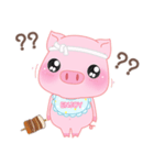 EnjoyMooping Little Pig（個別スタンプ：33）