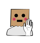 Shy Paperbag Mask（個別スタンプ：11）