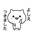 【よしえ】が使うねこ（個別スタンプ：16）