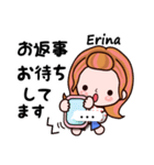 【Erina❤えりな】敬語 長文 付きも有❤40個（個別スタンプ：11）