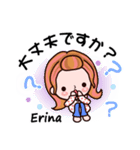 【Erina❤えりな】敬語 長文 付きも有❤40個（個別スタンプ：20）