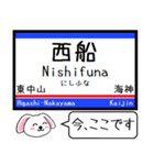 私鉄の東京-成田本線 押上線今この駅だよ（個別スタンプ：20）