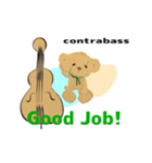 move orchestra contrabass English ver（個別スタンプ：1）