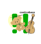 move orchestra contrabass English ver（個別スタンプ：11）