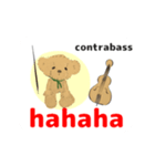 move orchestra contrabass English ver（個別スタンプ：20）