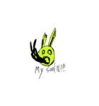 Bipolar disorder rabbit（個別スタンプ：32）