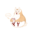 Fat Lazy Owl（個別スタンプ：5）