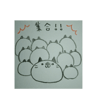 NEKOMAME (pencil)（個別スタンプ：4）