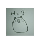 NEKOMAME (pencil)（個別スタンプ：5）