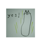 NEKOMAME (pencil)（個別スタンプ：14）