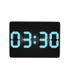 デジタル時計（30分）（個別スタンプ：3）