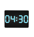 デジタル時計（30分）（個別スタンプ：4）