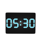 デジタル時計（30分）（個別スタンプ：5）
