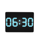 デジタル時計（30分）（個別スタンプ：6）