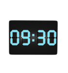 デジタル時計（30分）（個別スタンプ：9）