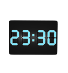 デジタル時計（30分）（個別スタンプ：23）