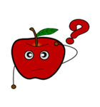 red little cute apple（個別スタンプ：3）