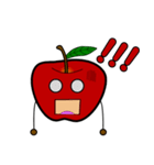 red little cute apple（個別スタンプ：4）