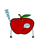 red little cute apple（個別スタンプ：7）