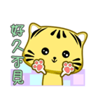 Cute striped cat. CAT77（個別スタンプ：32）