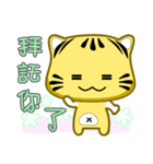 Cute striped cat. CAT80（個別スタンプ：10）