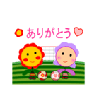 サッカーの花 ~ オレカ姉妹（個別スタンプ：3）