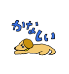 Sticker of My Miniature dachshund（個別スタンプ：3）