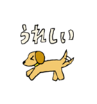 Sticker of My Miniature dachshund（個別スタンプ：4）