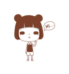 Girl with Bear Ears（個別スタンプ：1）