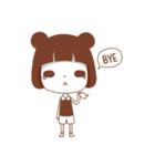 Girl with Bear Ears（個別スタンプ：2）