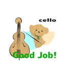 move orchestra cello 2 English version（個別スタンプ：1）