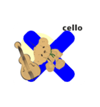 move orchestra cello 2 English version（個別スタンプ：9）