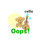 move orchestra cello 2 English version（個別スタンプ：14）