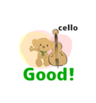 move orchestra cello 2 English version（個別スタンプ：15）