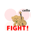move orchestra cello 2 English version（個別スタンプ：22）