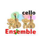 move orchestra cello 2 English version（個別スタンプ：24）