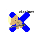 move Clarinet 2 traditional Chinese ver（個別スタンプ：9）